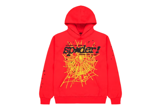 Sp5der Red V2 Web Hoodie