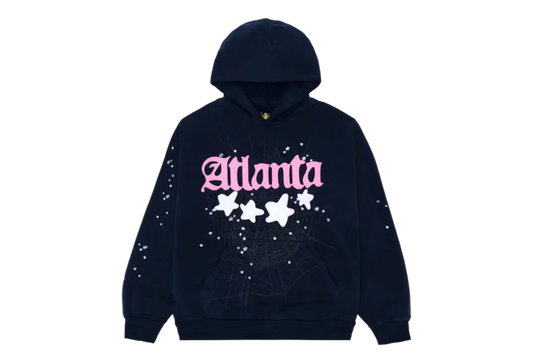 Sp5der Atlanta Hoodie Navy