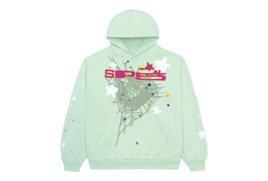 Sp5der SP5 Mint Hoodie Mint