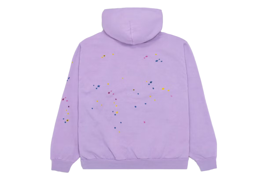 Sp5der Acai Hoodie Purple