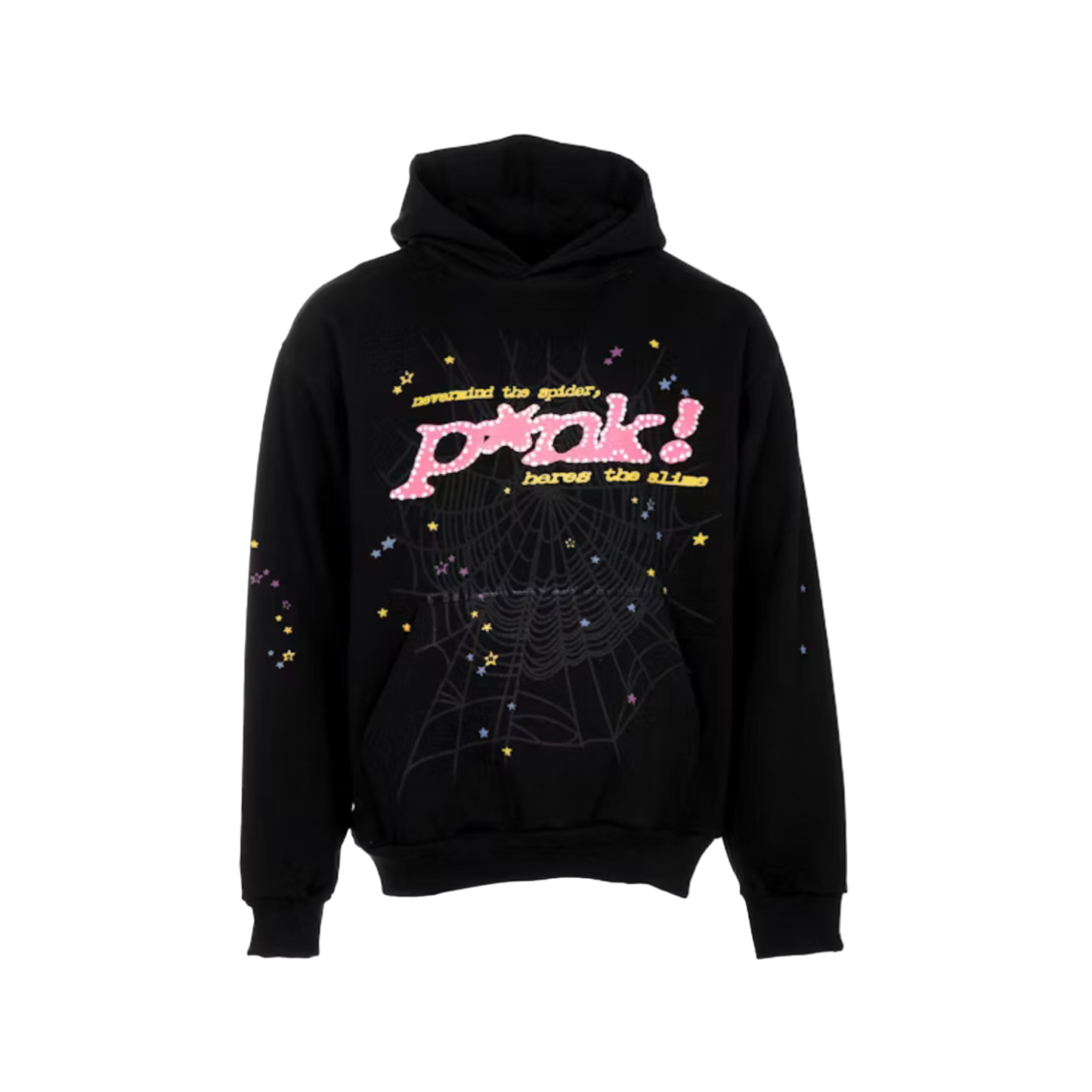 Sp5der P*NK Hoodie Black