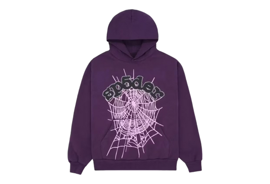 Sp5der Web Hoodie Purple