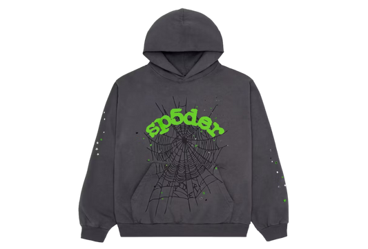 Sp5der Web Hoodie Slate Grey